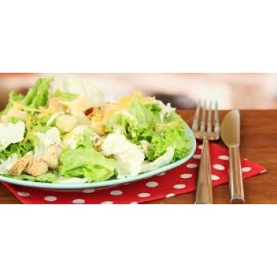 Salade repas poulet mariné au chou Nappa
